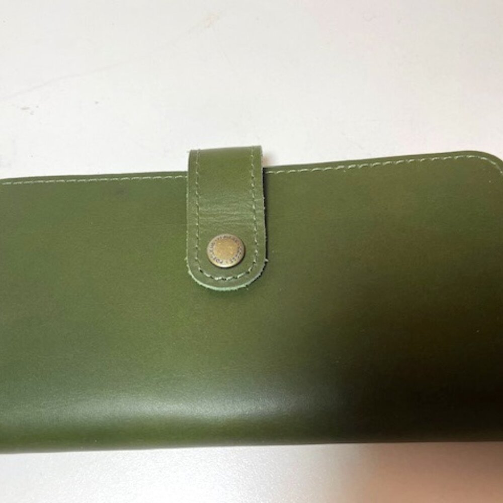 Portland Leather Goods Bifold Wallet NEW Green